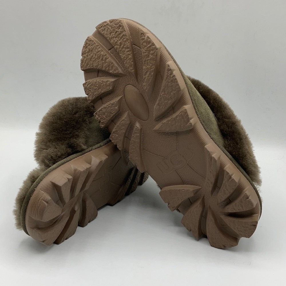 UGG Coquette Eucalyptus Spray Wool Suede Slipper - Picture 4 of 7